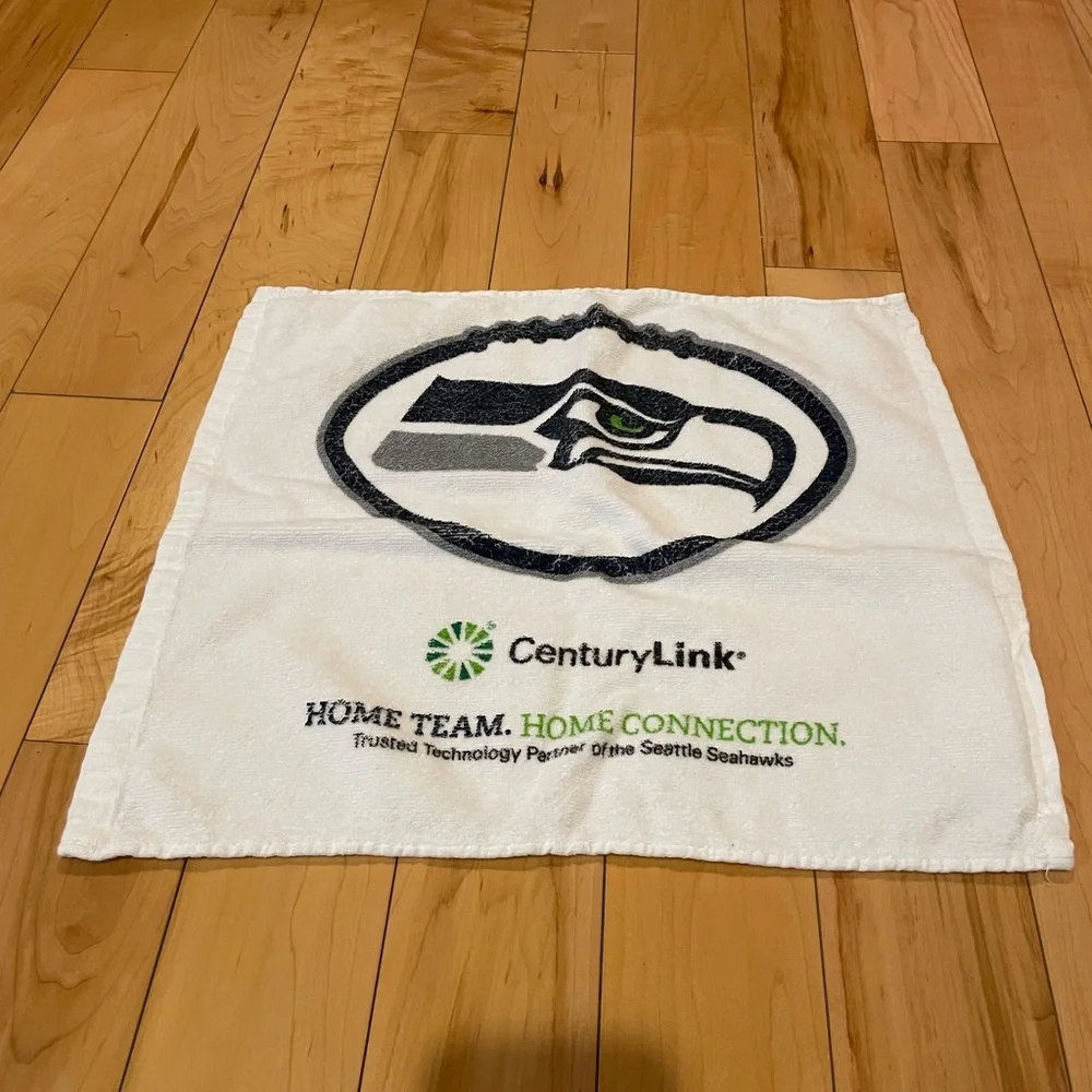 Seattle Seahawks Green and White Hand Towels